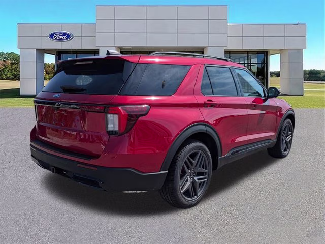 2026 Red Metallic Ford Explorer ST-Line RWD SUV