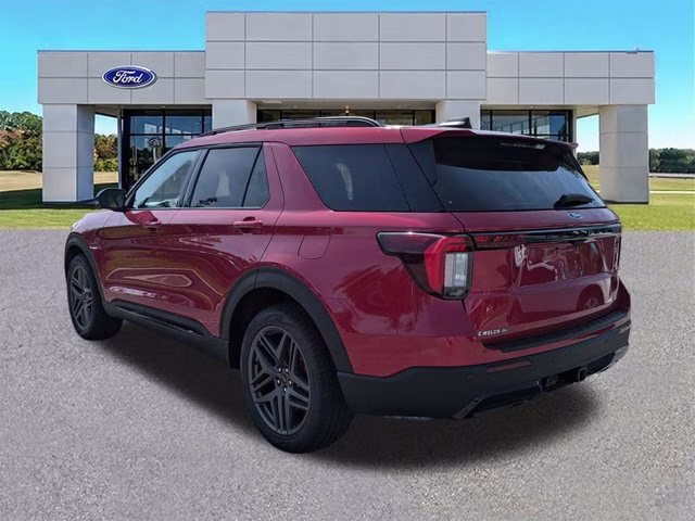 2026 Red Metallic Ford Explorer ST-Line RWD SUV