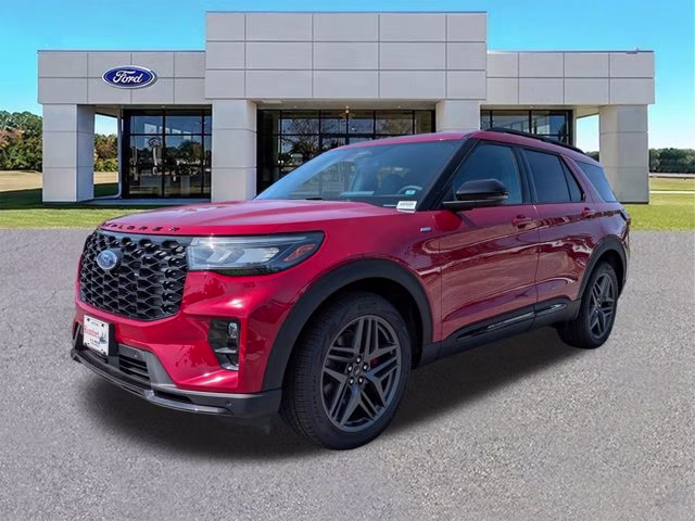 2026 Red Metallic Ford Explorer ST-Line RWD SUV