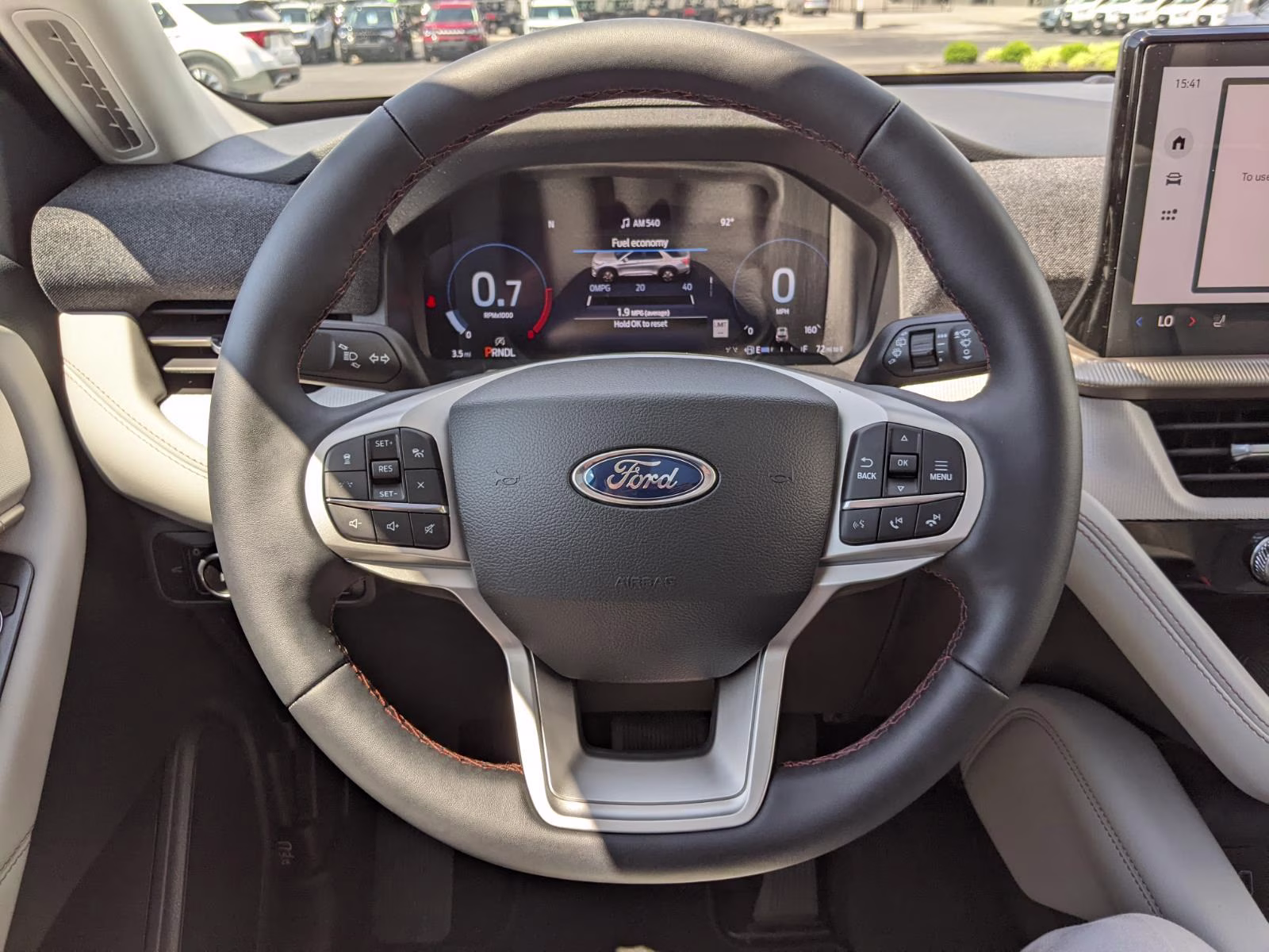 2026 Star White Metallic Tri-Coat Ford Explorer Active 4X4 SUV