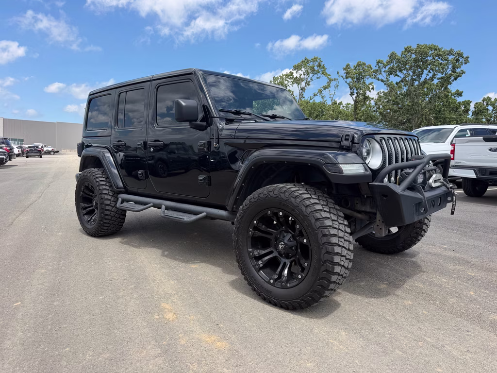 2022 Black Clearcoat Jeep Wrangler Unlimited Sahara 4X4 SUV
