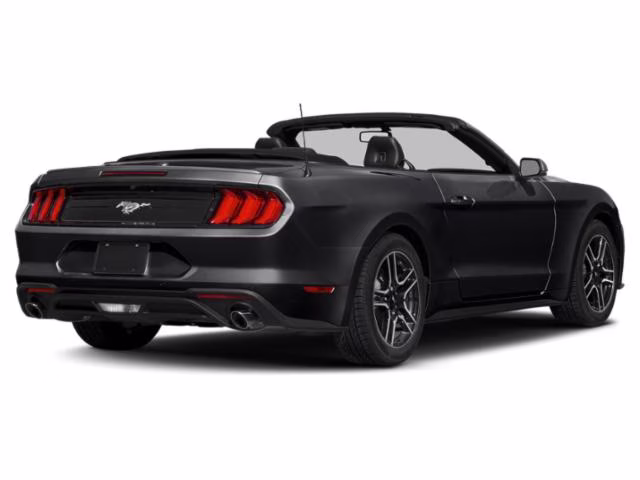 2021 Black Ford Mustang RWD Convertible