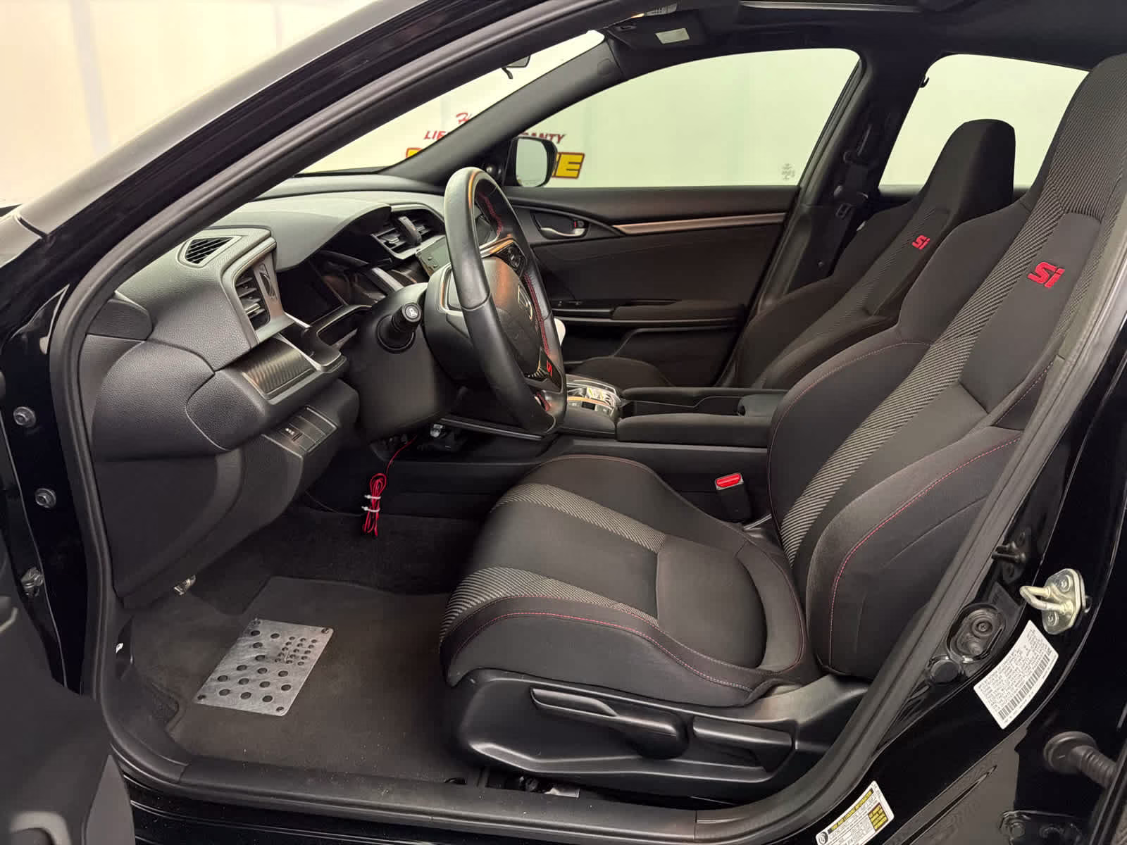 2019 Crystal Black Pearl Honda Civic Si FWD Sedan