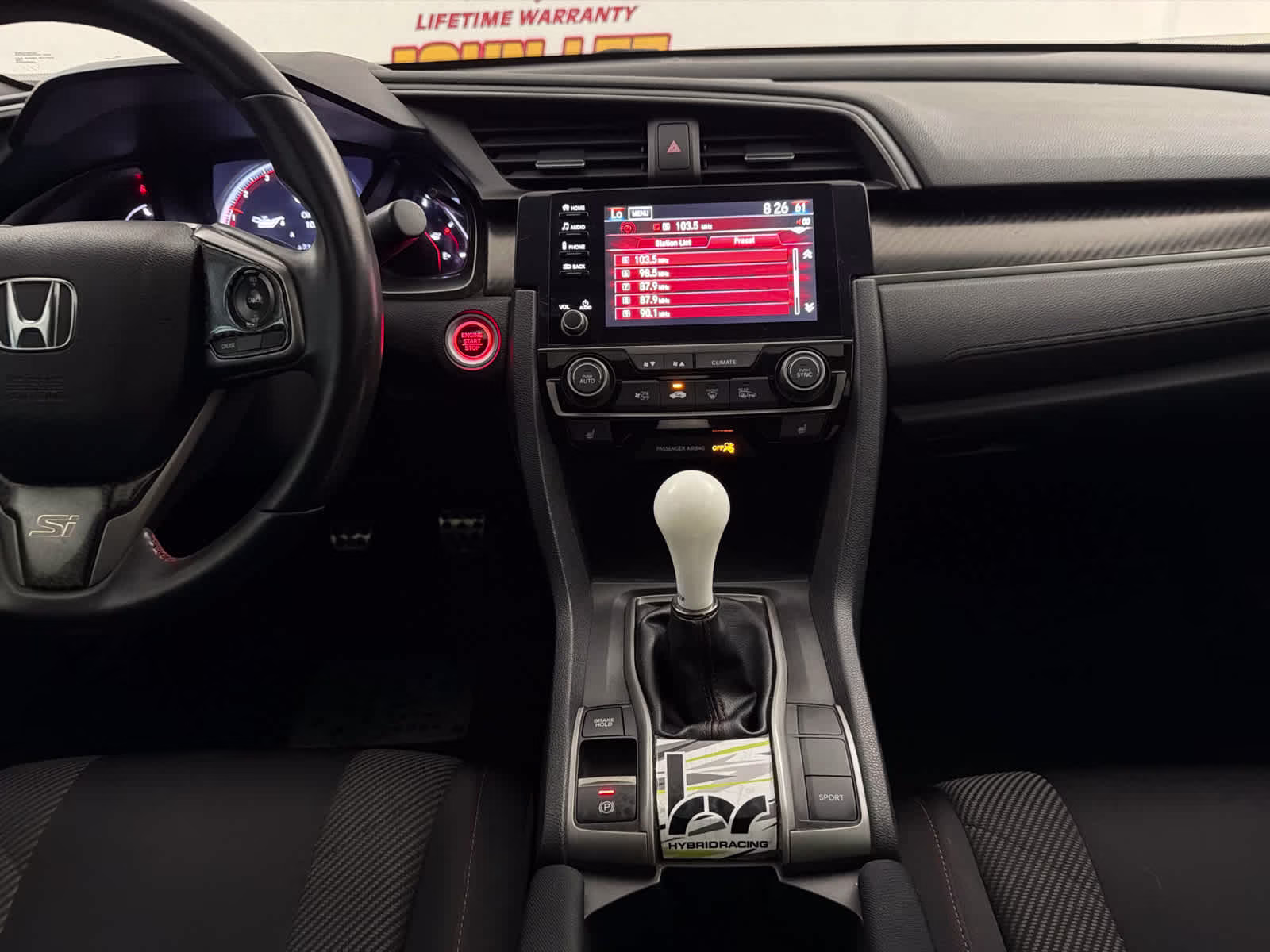 2019 Crystal Black Pearl Honda Civic Si FWD Sedan