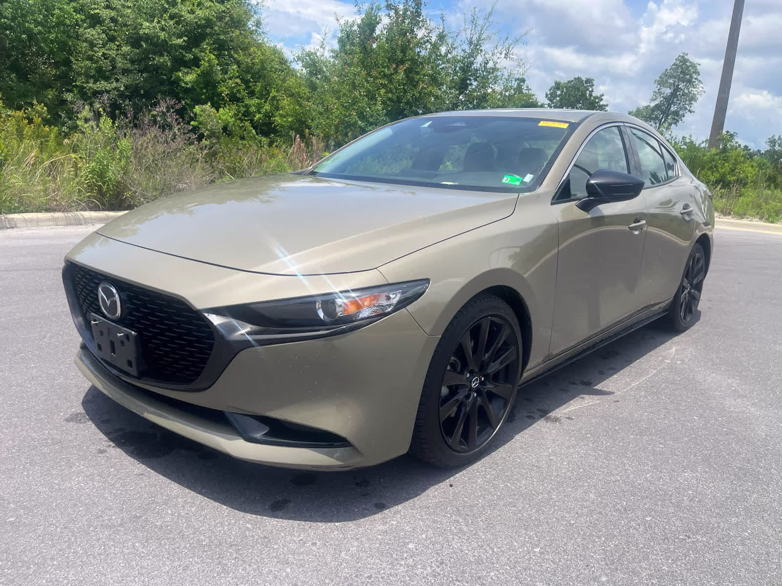 2024 Zircon Sand Metallic Mazda Mazda3 Sedan 2.5 Carbon Turbo AWD Sedan