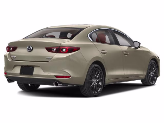 2024 Zircon Sand Metallic Mazda Mazda3 Sedan 2.5 Carbon Turbo AWD