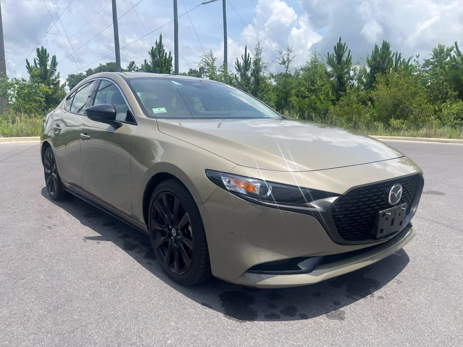 2024 Zircon Sand Metallic Mazda Mazda3 Sedan 2.5 Carbon Turbo AWD Sedan