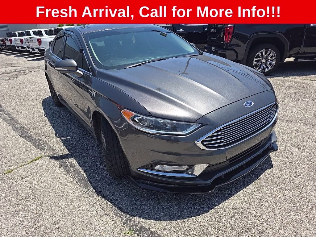 2017 Ingot Silver Ford Fusion SE FWD Sedan