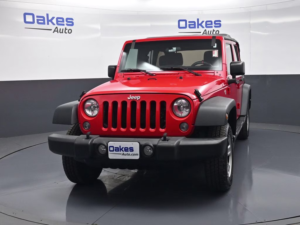 2017 Firecracker Red Clearcoat Jeep Wrangler Unlimited Sport 4X4 SUV