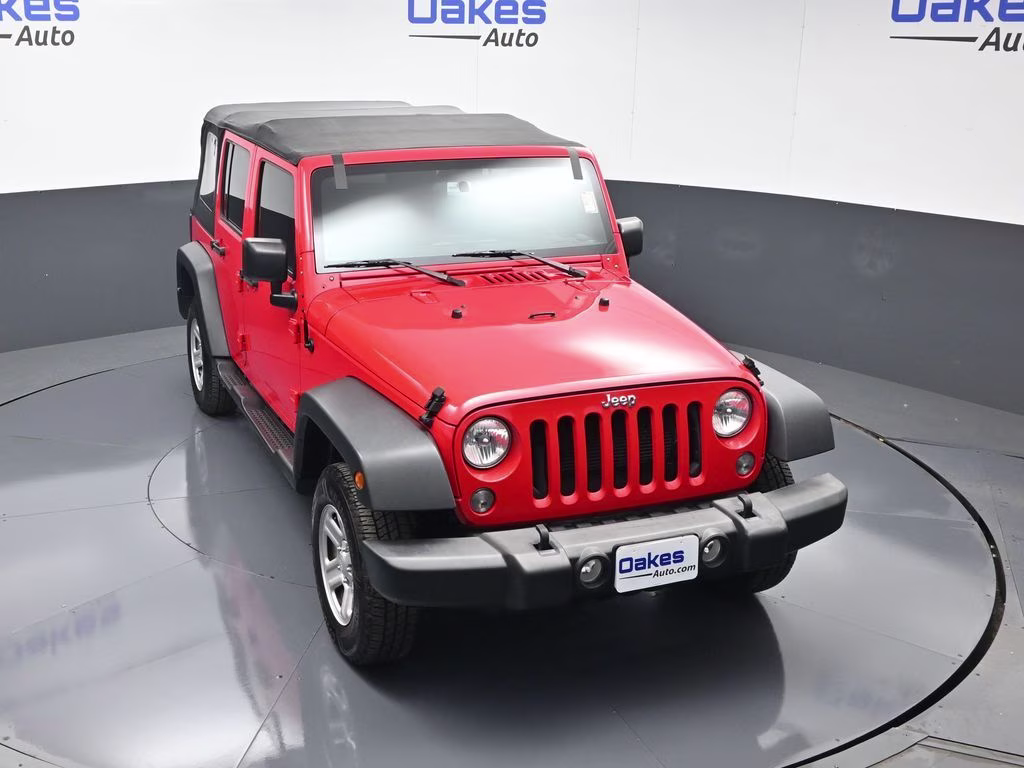 2017 Firecracker Red Clearcoat Jeep Wrangler Unlimited Sport 4X4 SUV