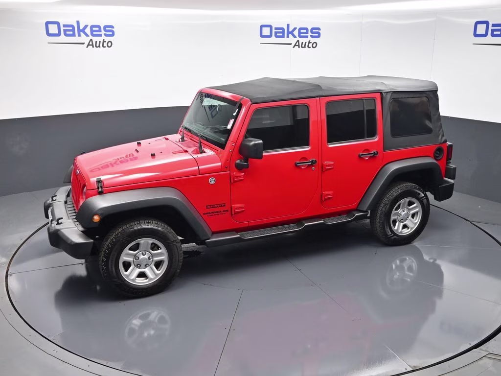 2017 Firecracker Red Clearcoat Jeep Wrangler Unlimited Sport 4X4 SUV
