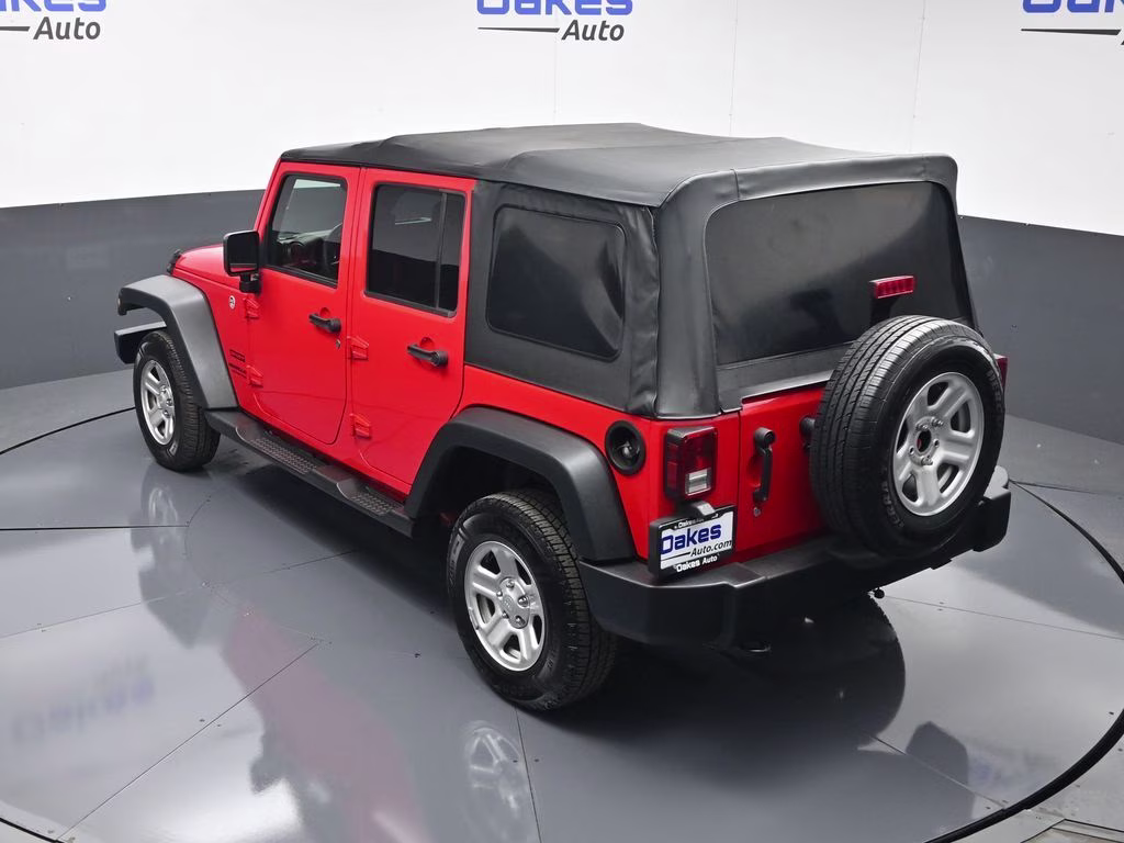2017 Firecracker Red Clearcoat Jeep Wrangler Unlimited Sport 4X4 SUV