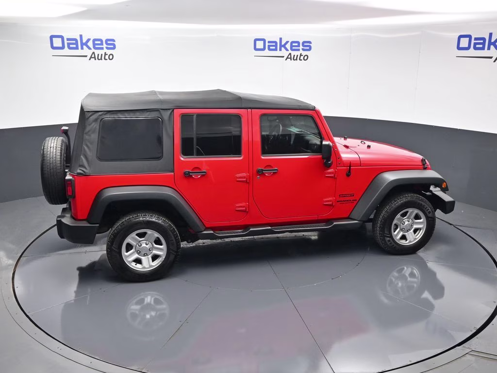 2017 Firecracker Red Clearcoat Jeep Wrangler Unlimited Sport 4X4 SUV