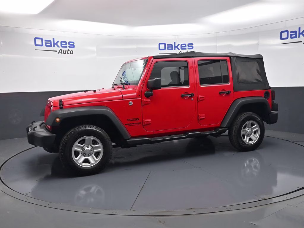 2017 Firecracker Red Clearcoat Jeep Wrangler Unlimited Sport 4X4 SUV
