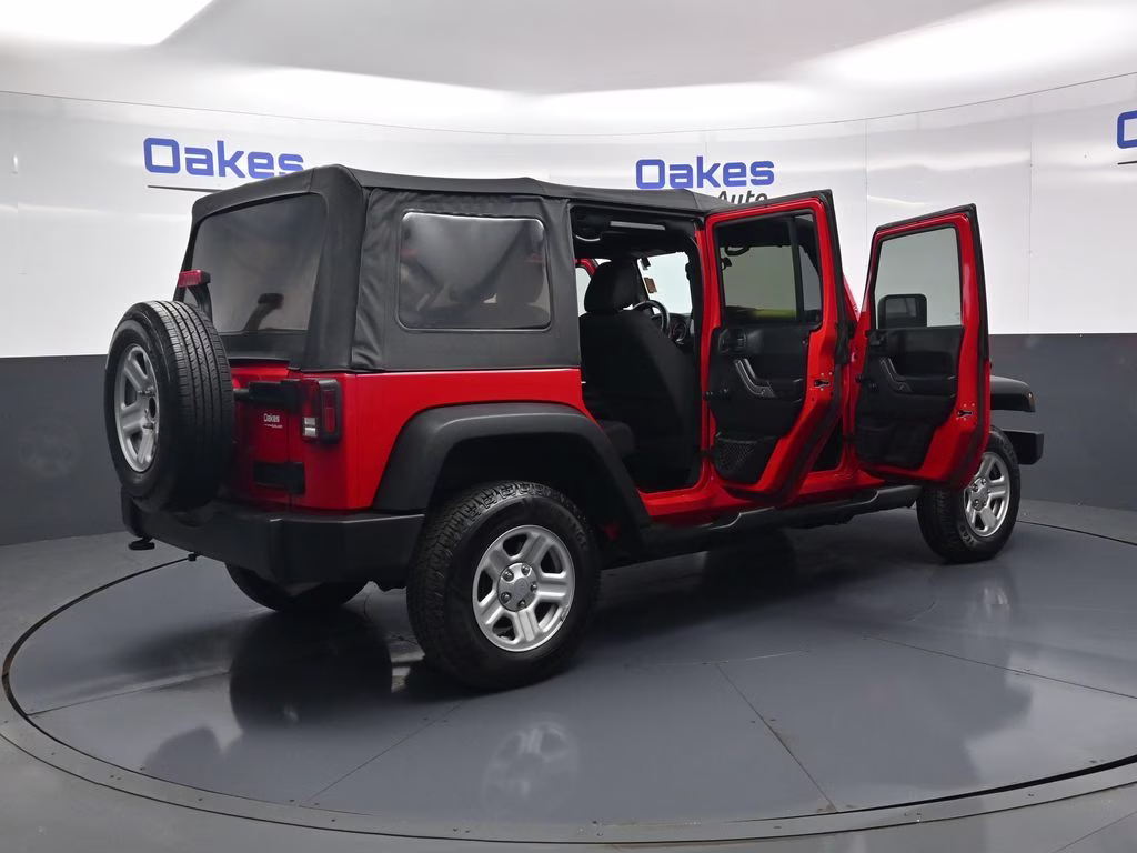 2017 Firecracker Red Clearcoat Jeep Wrangler Unlimited Sport 4X4 SUV