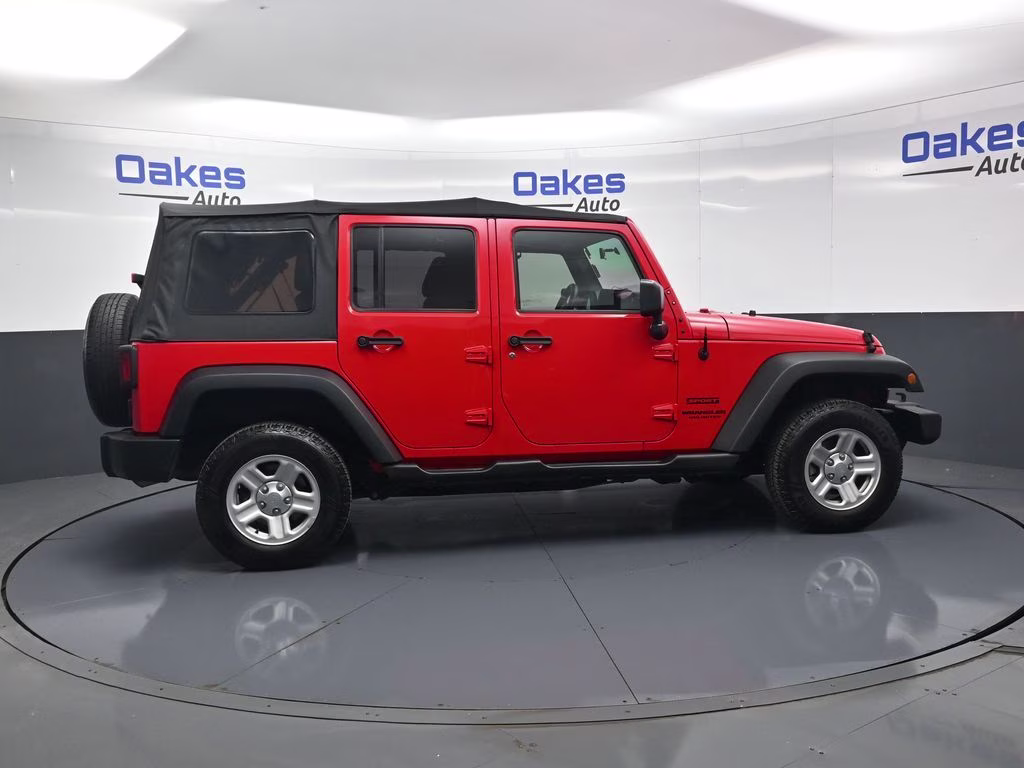 2017 Firecracker Red Clearcoat Jeep Wrangler Unlimited Sport 4X4 SUV