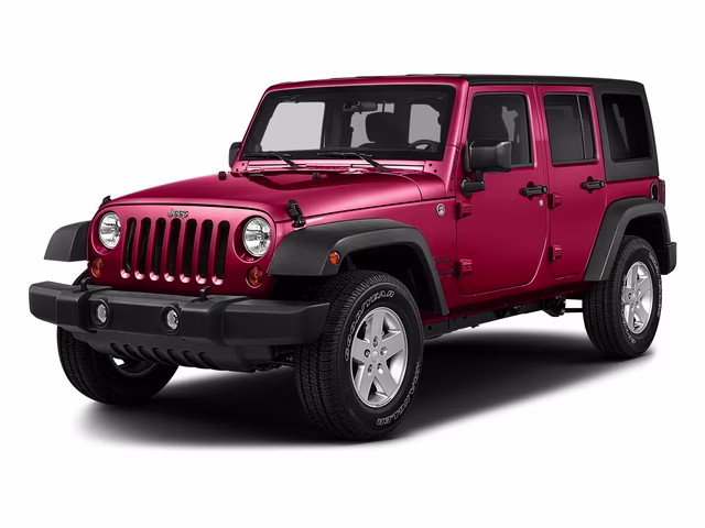 2017 Firecracker Red Clearcoat Jeep Wrangler Unlimited Sport 4X4 SUV