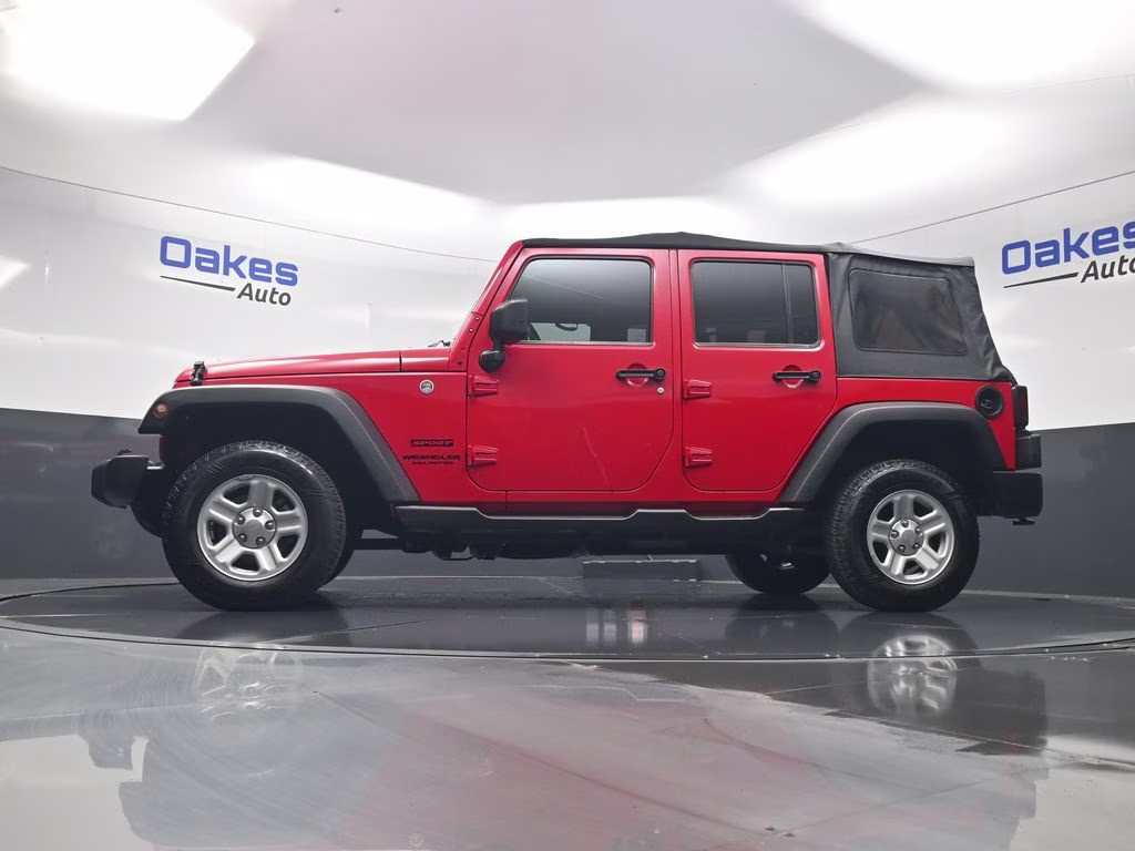 2017 Firecracker Red Clearcoat Jeep Wrangler Unlimited Sport 4X4 SUV