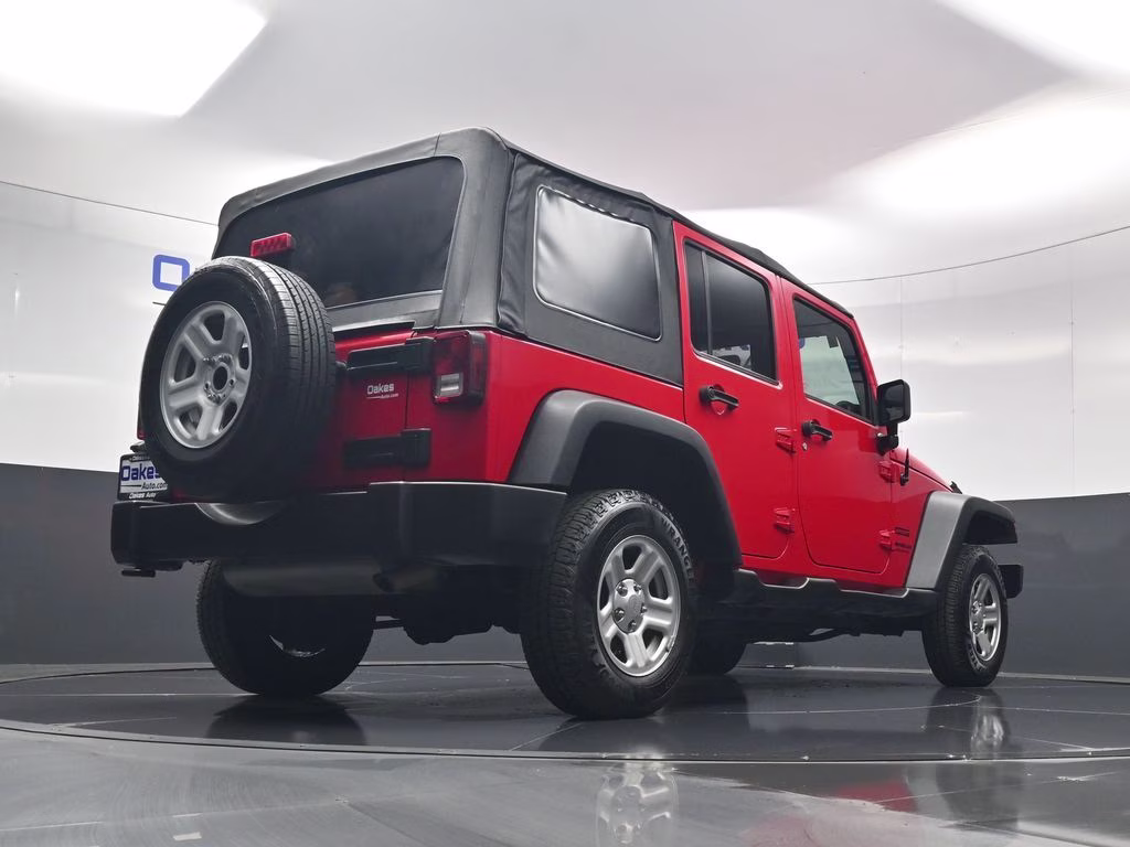 2017 Firecracker Red Clearcoat Jeep Wrangler Unlimited Sport 4X4 SUV