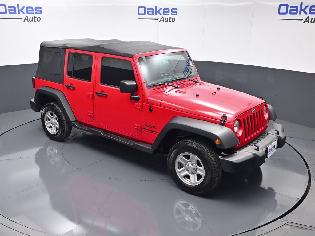 2017 Firecracker Red Clearcoat Jeep Wrangler Unlimited Sport 4X4 SUV