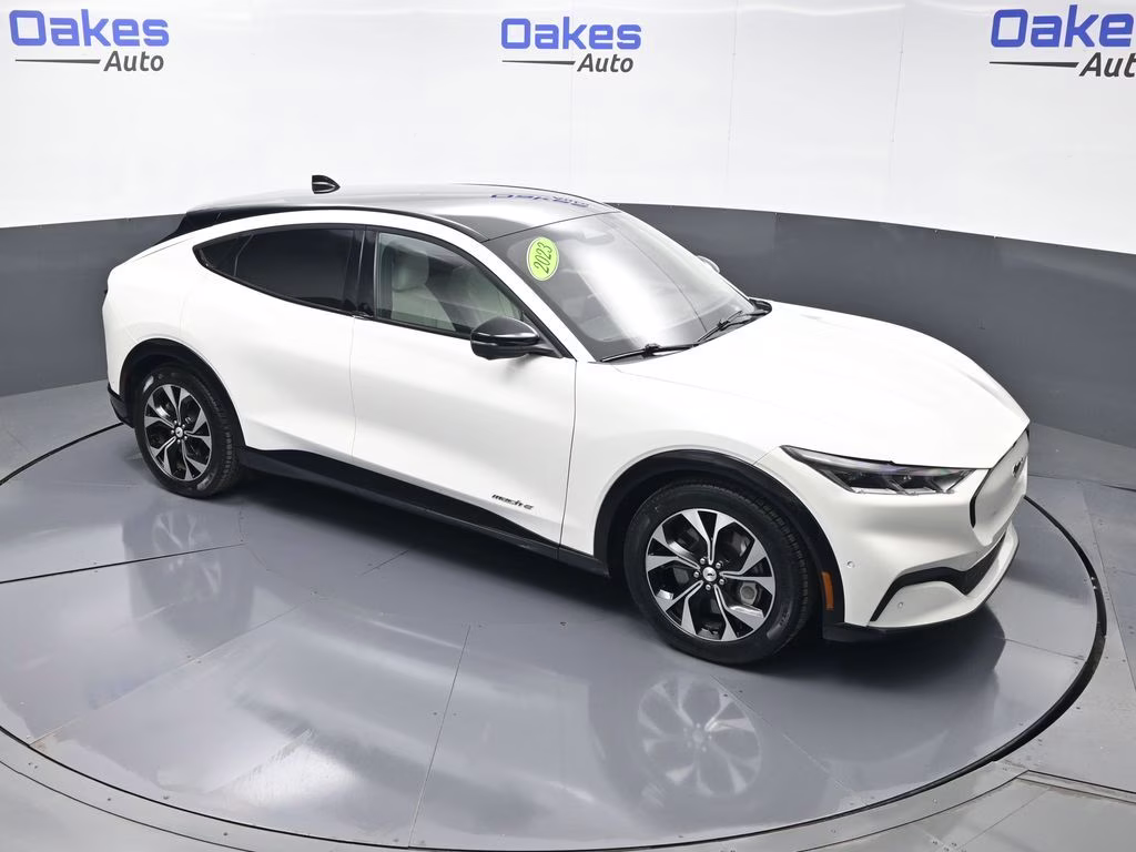 2023 White Metallic Ford Mustang Mach-E Premium RWD SUV