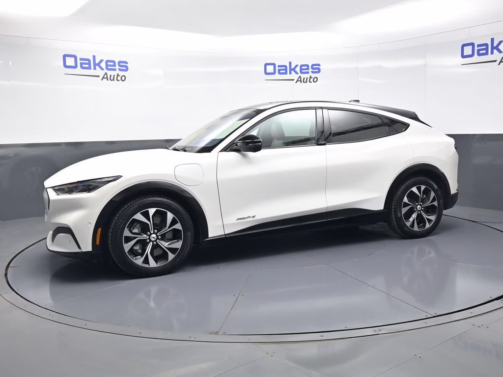 2023 White Metallic Ford Mustang Mach-E Premium RWD SUV