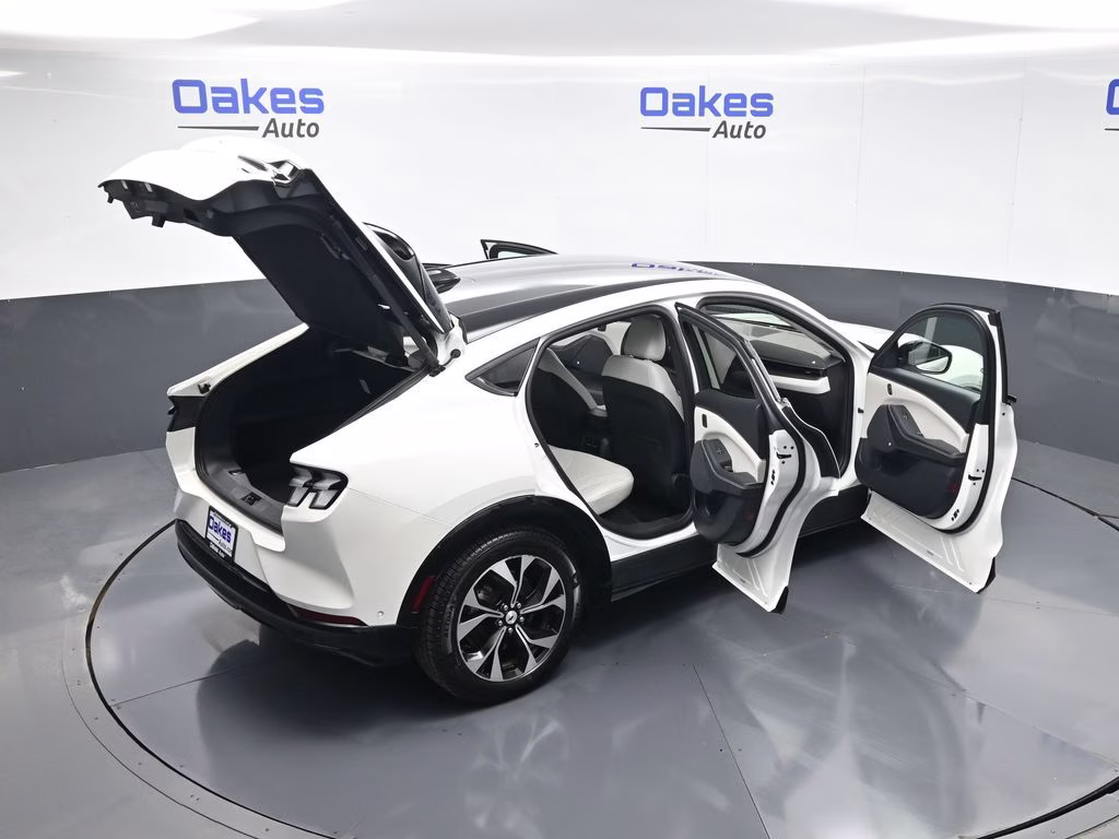 2023 White Metallic Ford Mustang Mach-E Premium RWD SUV