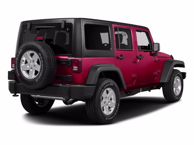 2017 Firecracker Red Clearcoat Jeep Wrangler Unlimited Sport 4X4 SUV