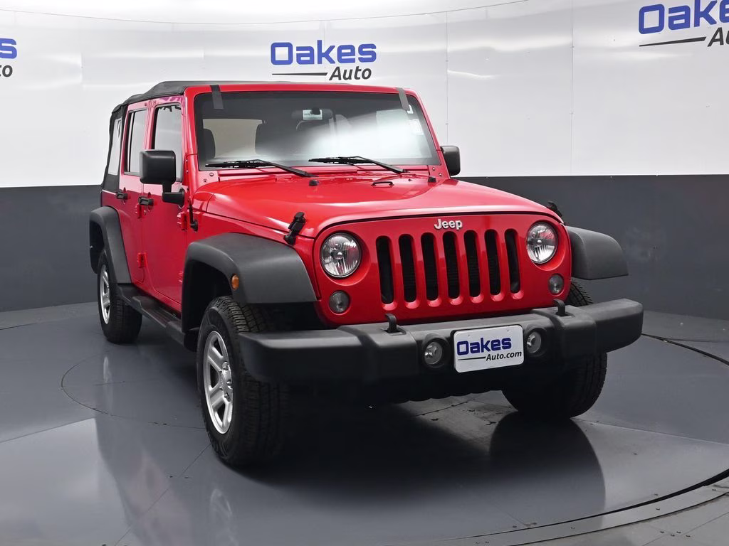 2017 Firecracker Red Clearcoat Jeep Wrangler Unlimited Sport 4X4 SUV