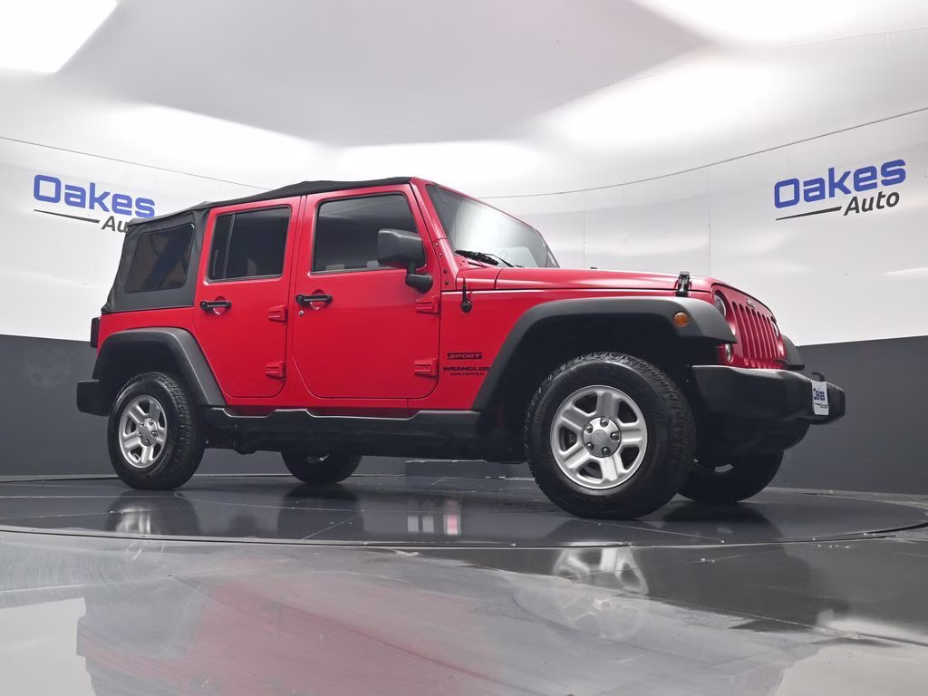 2017 Firecracker Red Clearcoat Jeep Wrangler Unlimited Sport 4X4 SUV