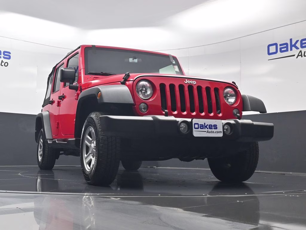 2017 Firecracker Red Clearcoat Jeep Wrangler Unlimited Sport 4X4 SUV