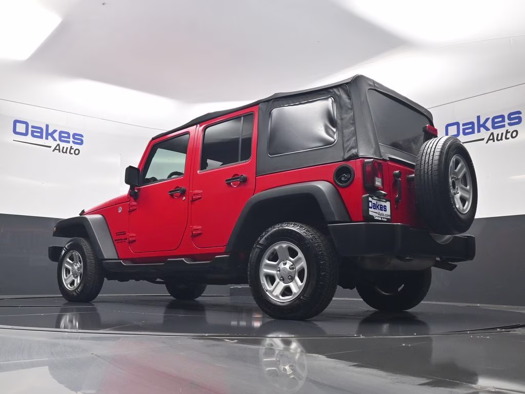 2017 Firecracker Red Clearcoat Jeep Wrangler Unlimited Sport 4X4 SUV
