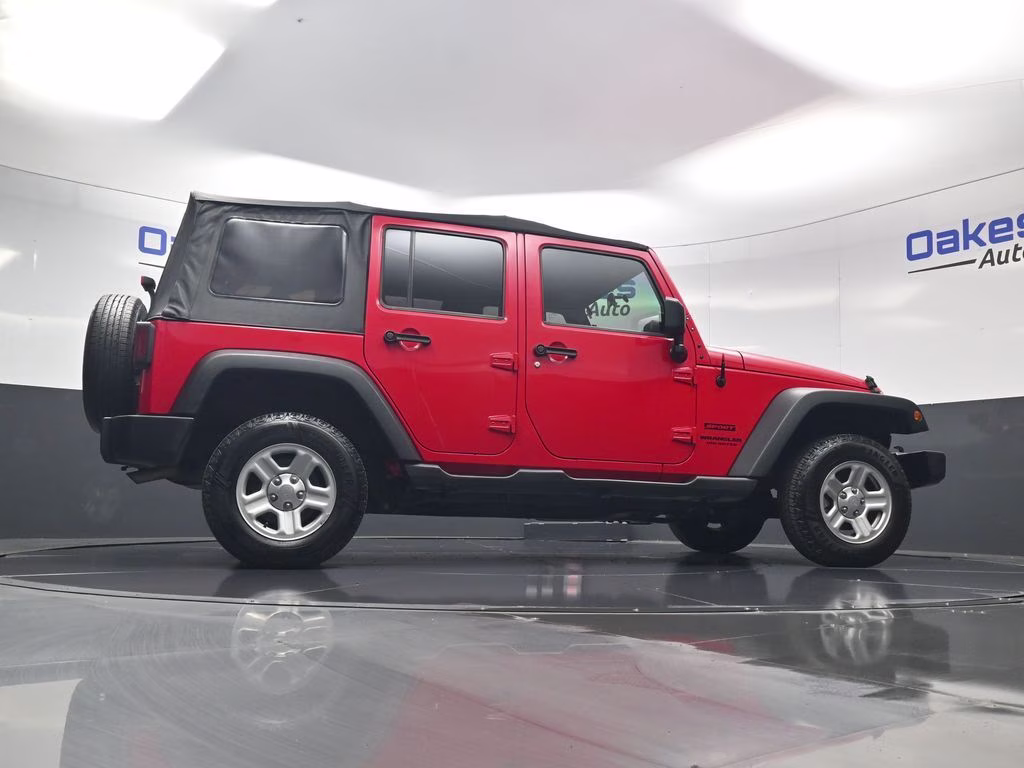 2017 Firecracker Red Clearcoat Jeep Wrangler Unlimited Sport 4X4 SUV