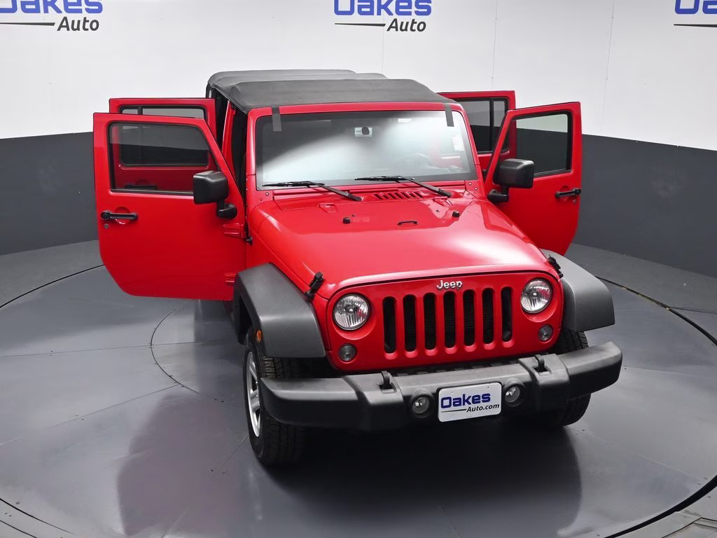 2017 Firecracker Red Clearcoat Jeep Wrangler Unlimited Sport 4X4 SUV