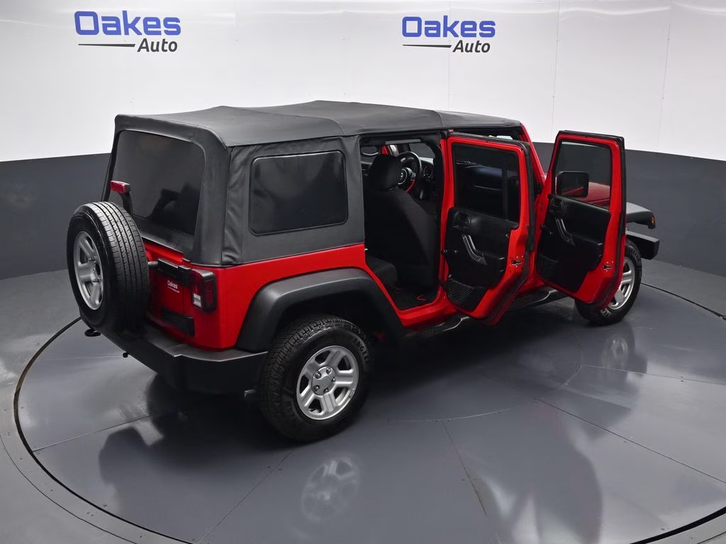 2017 Firecracker Red Clearcoat Jeep Wrangler Unlimited Sport 4X4 SUV