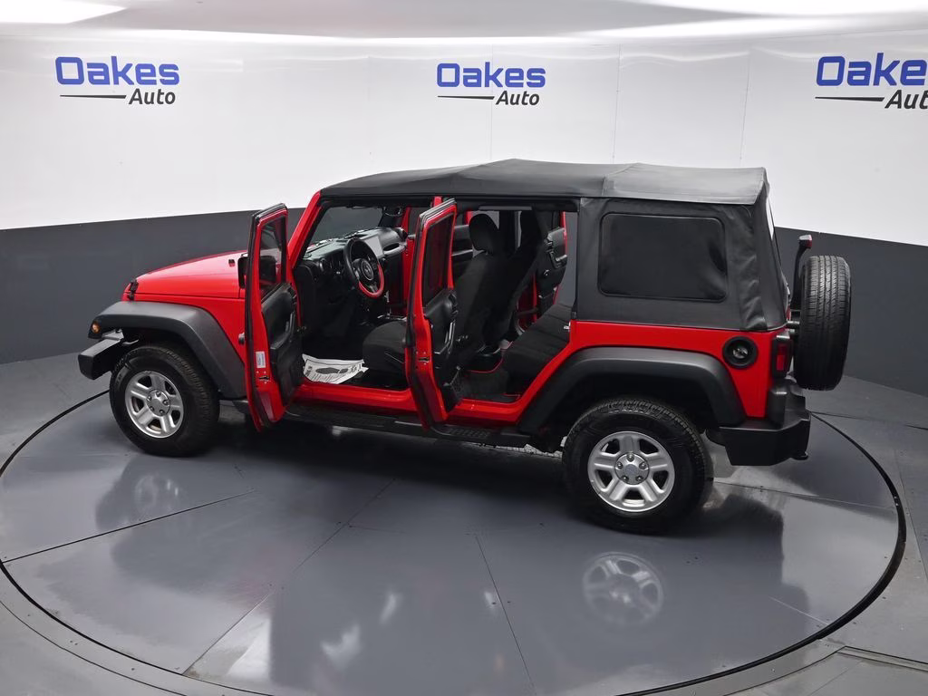 2017 Firecracker Red Clearcoat Jeep Wrangler Unlimited Sport 4X4 SUV