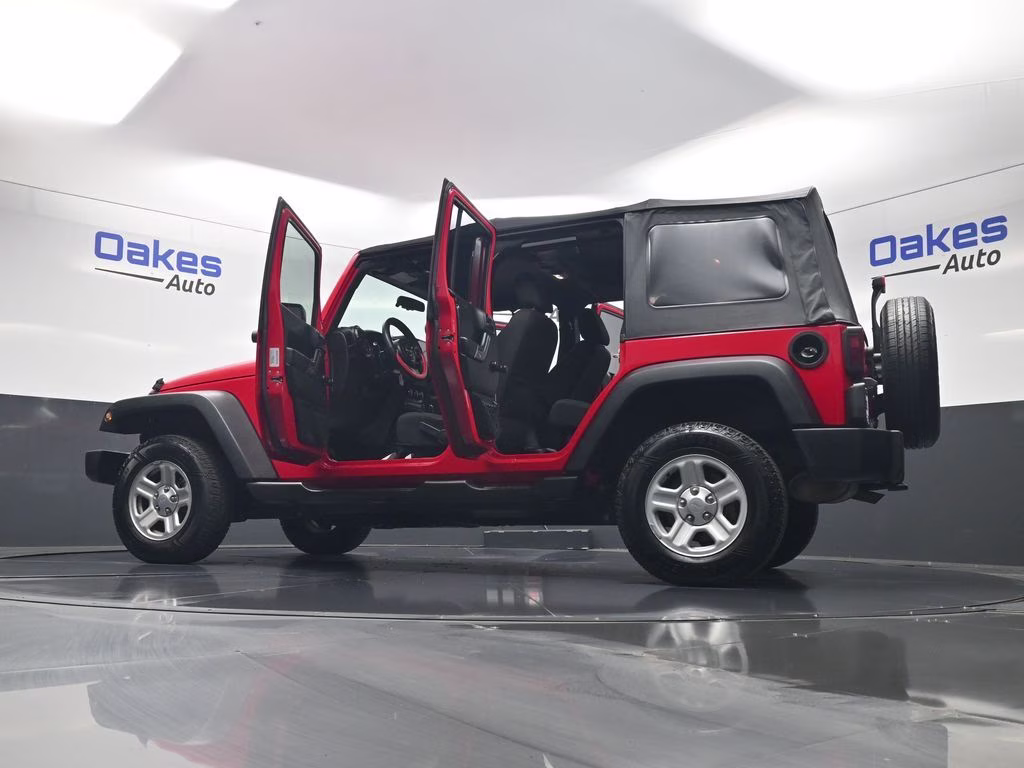 2017 Firecracker Red Clearcoat Jeep Wrangler Unlimited Sport 4X4 SUV