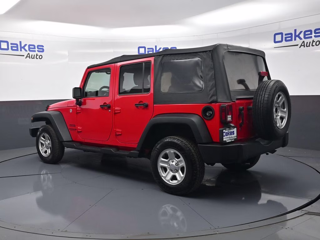 2017 Firecracker Red Clearcoat Jeep Wrangler Unlimited Sport 4X4 SUV