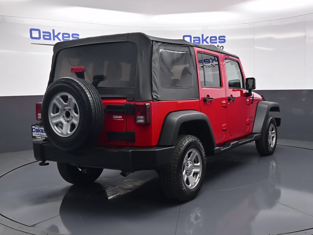 2017 Firecracker Red Clearcoat Jeep Wrangler Unlimited Sport 4X4 SUV