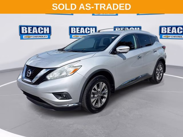 2017 Brilliant Silver Metallic Nissan Murano SL FWD SUV