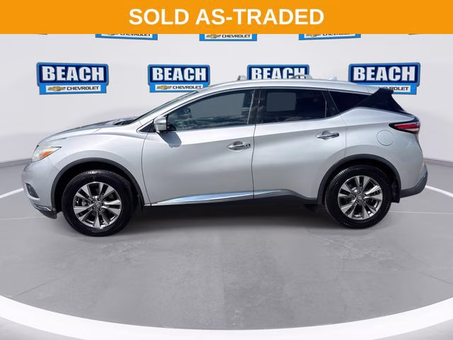 2017 Brilliant Silver Metallic Nissan Murano SL FWD SUV