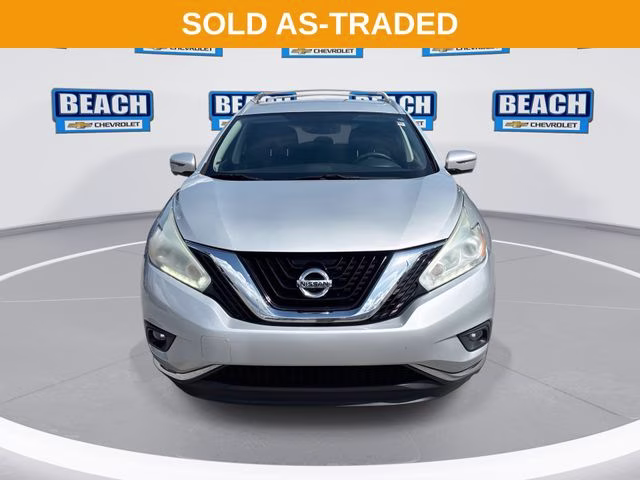2017 Brilliant Silver Metallic Nissan Murano SL FWD SUV