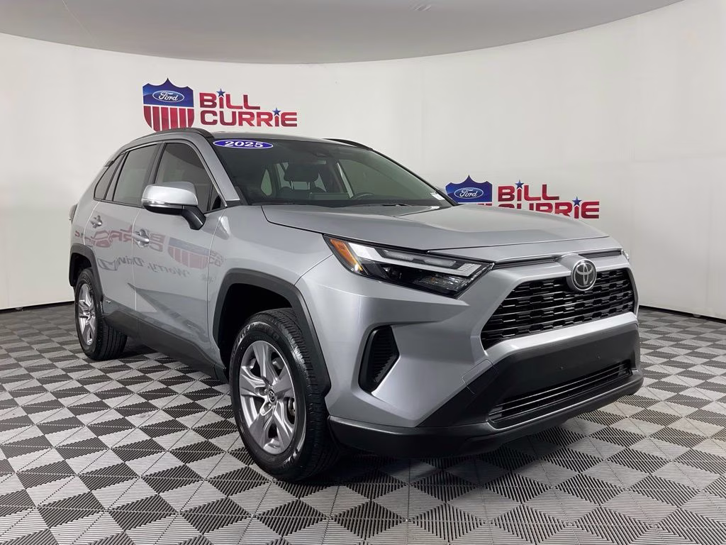 2025 Silver Sky Metallic Toyota RAV4 Hybrid XLE AWD SUV