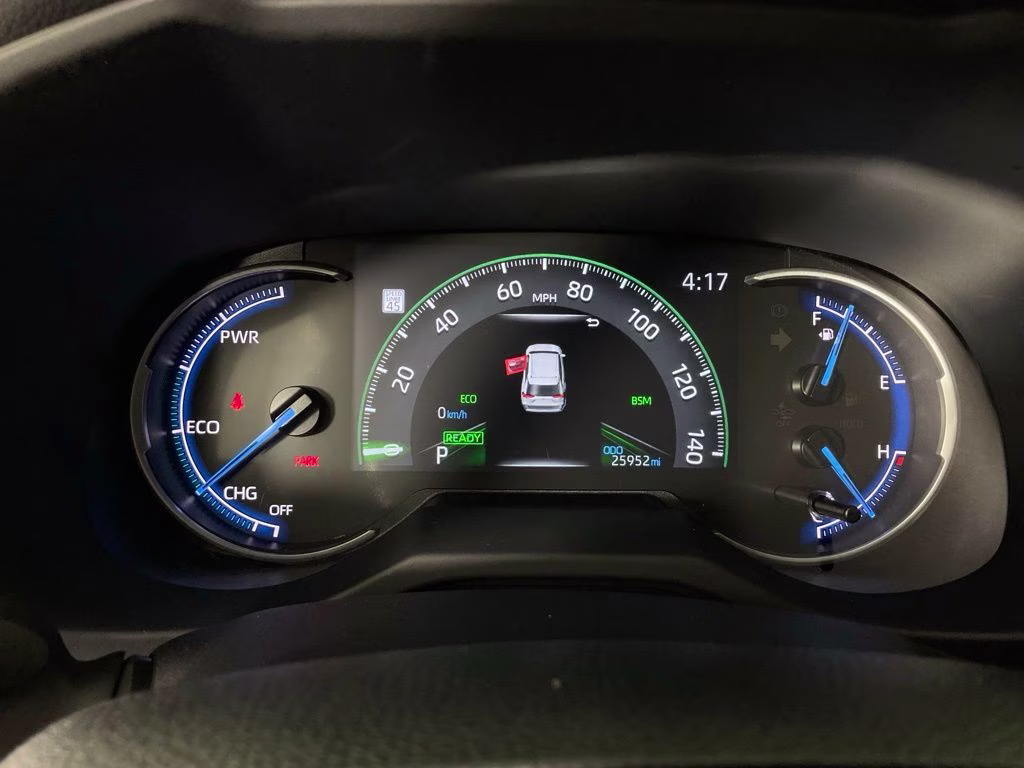 2025 Silver Sky Metallic Toyota RAV4 Hybrid XLE AWD SUV