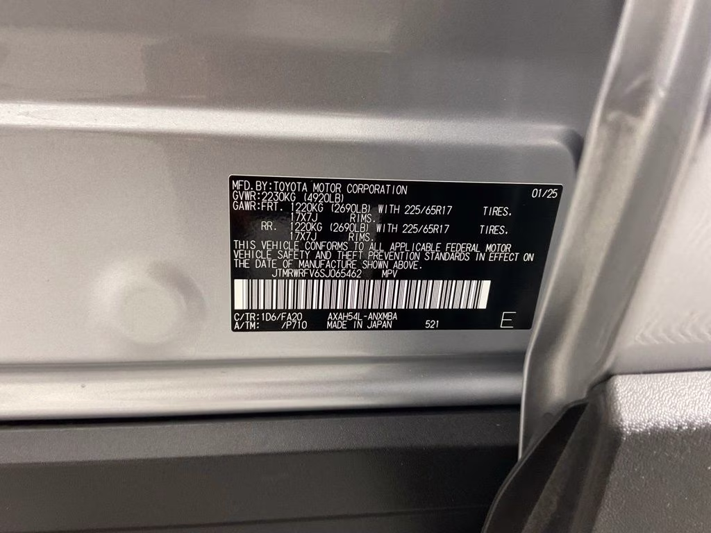 2025 Silver Sky Metallic Toyota RAV4 Hybrid XLE AWD SUV