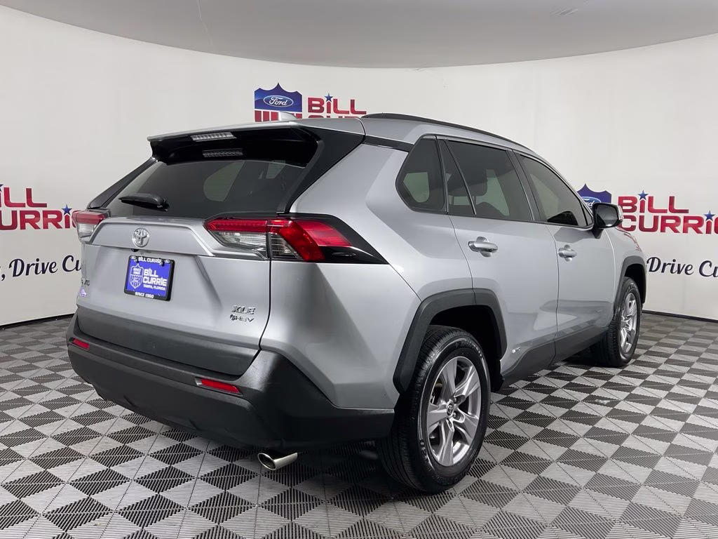 2025 Silver Sky Metallic Toyota RAV4 Hybrid XLE AWD SUV