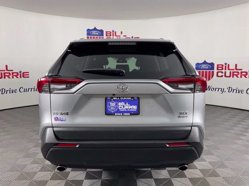 2025 Silver Sky Metallic Toyota RAV4 Hybrid XLE AWD SUV