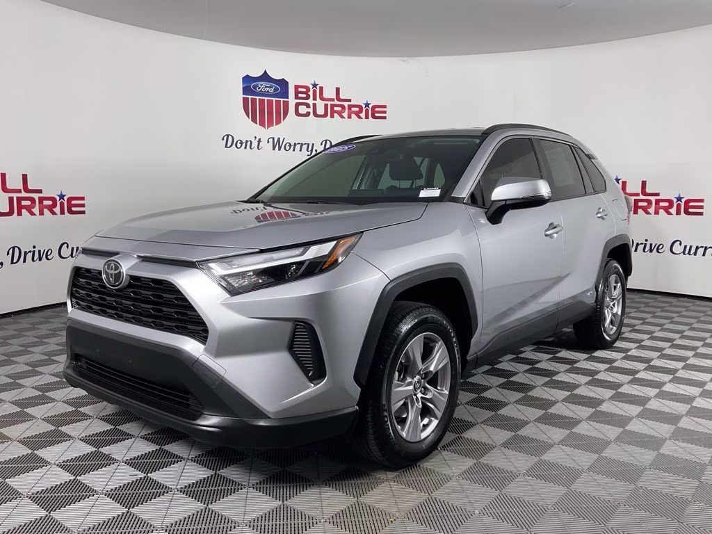 2025 Silver Sky Metallic Toyota RAV4 Hybrid XLE AWD SUV