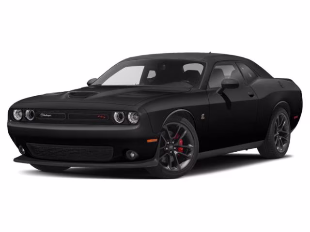 2021 Pitch Black Clearcoat Dodge Challenger R/T Scat Pack RWD Coupe