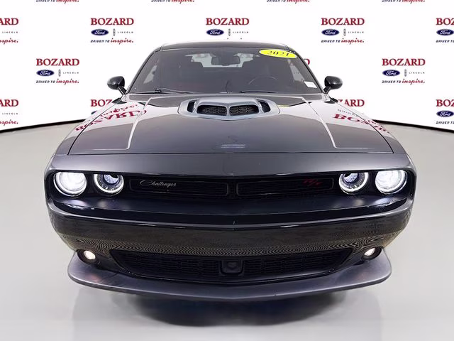 2021 Pitch Black Clearcoat Dodge Challenger R/T Scat Pack RWD Coupe
